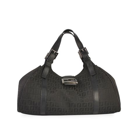 borsa hobo fendi zucchini|Fendi Zucchino Borsa Posh Hobo .